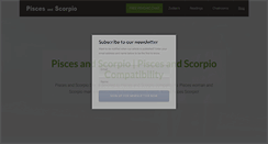 Desktop Screenshot of piscesandscorpio.net